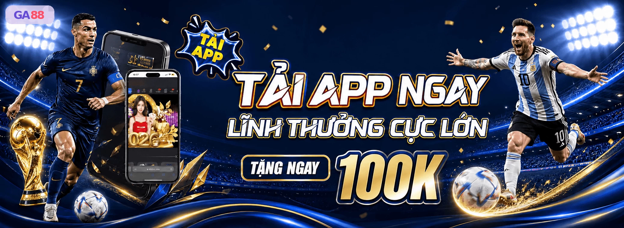 GA88 | Trang Trực Tiếp Nhận Thưởng Tân Thủ 88K